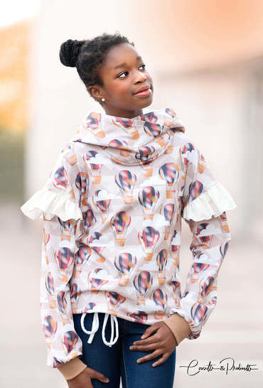 eBook - *LADIES SWEATER DRESS* SWEATER, HOODIEKLEID, BALLONÄRMEL