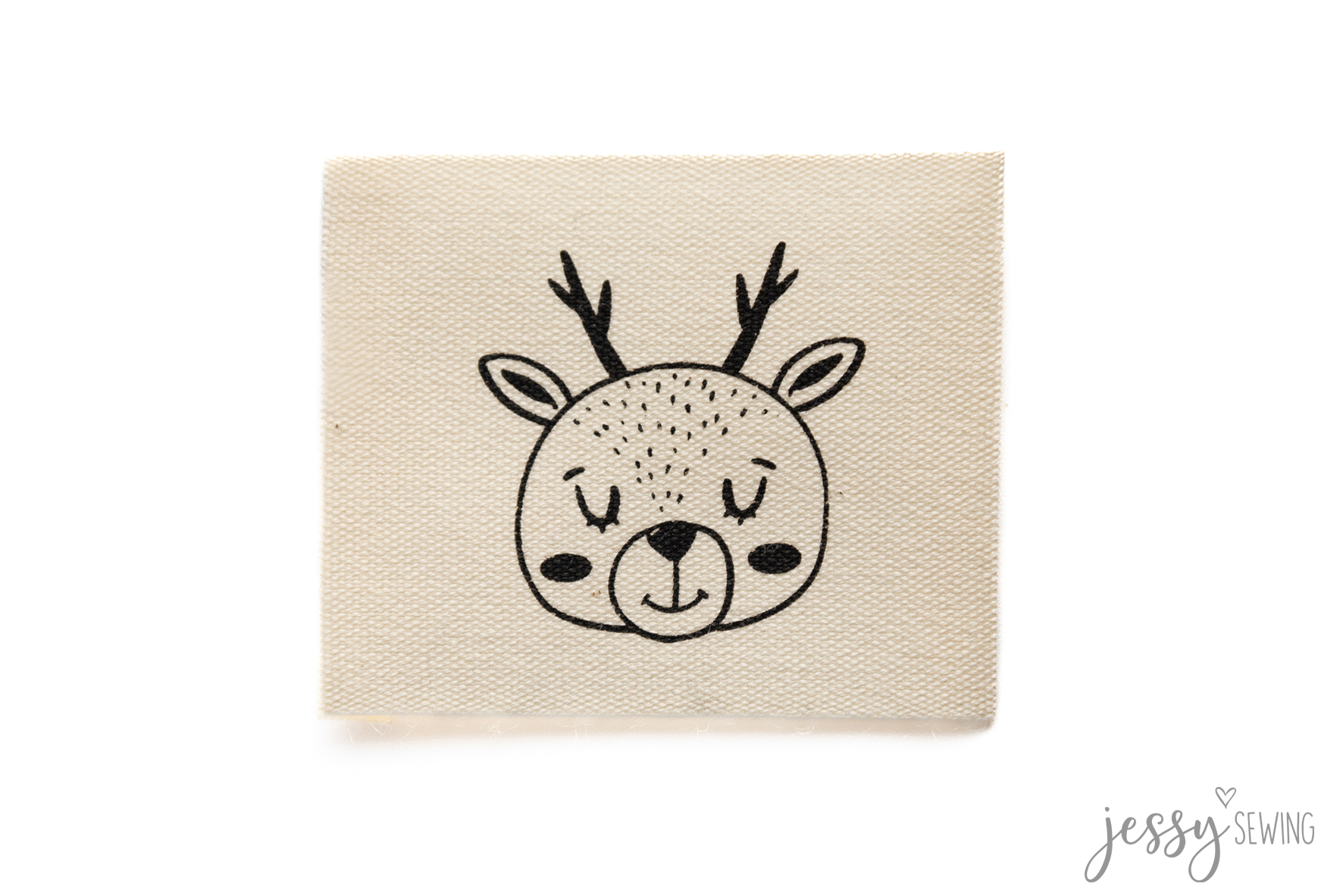 #266 Baumwolllabel "Deer"