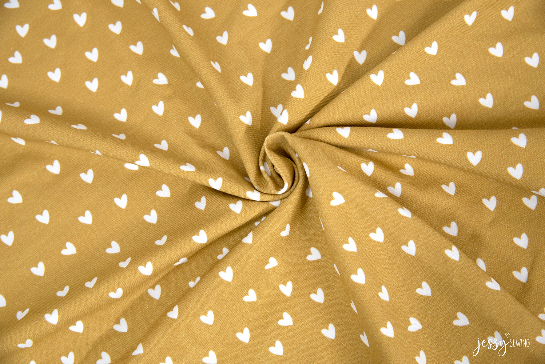 Baumwolljersey Skandi Baby Many Hearts 0,5 m