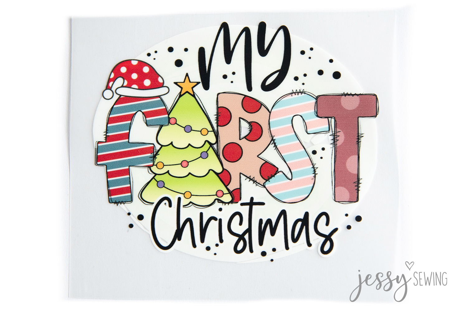 Bügelbild "my first christmas"