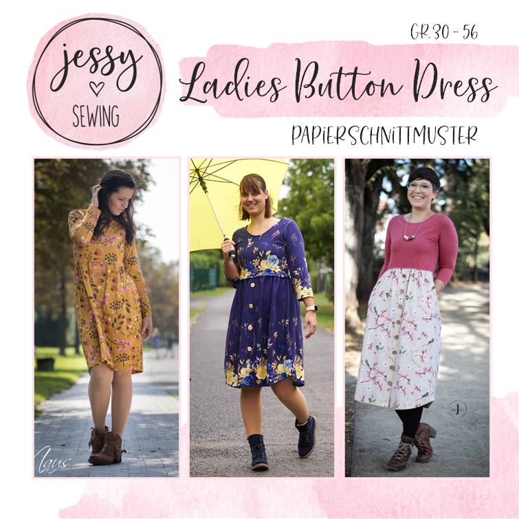 Ladies Button Dress