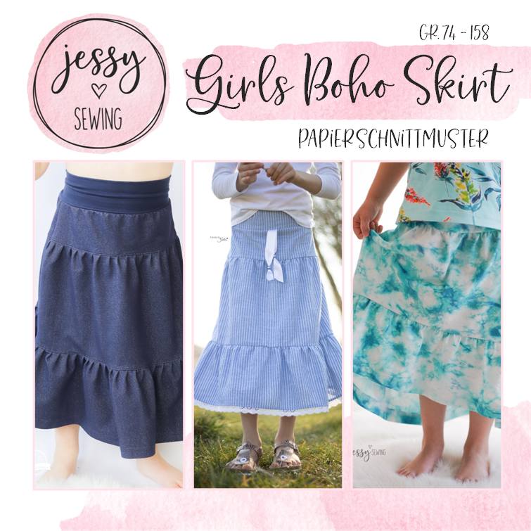 Girls Boho Skirt