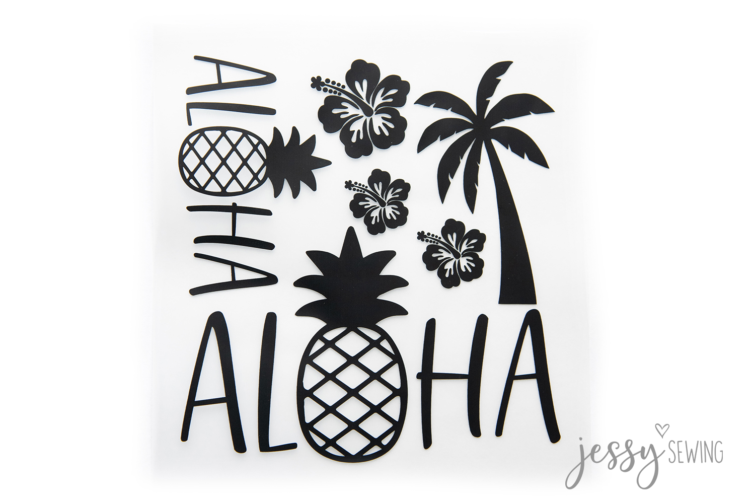 Bügelbild "Aloha"