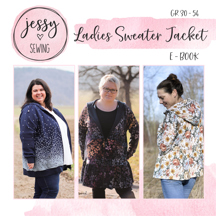 eBook - *Ladies Sweater Jacket* Volantjacke, Collegejacke