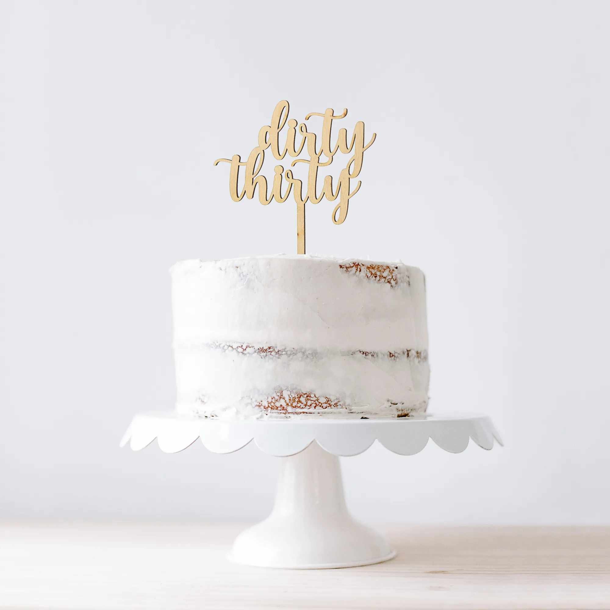 Cake Topper Nr. 09 "dirthy thirty"